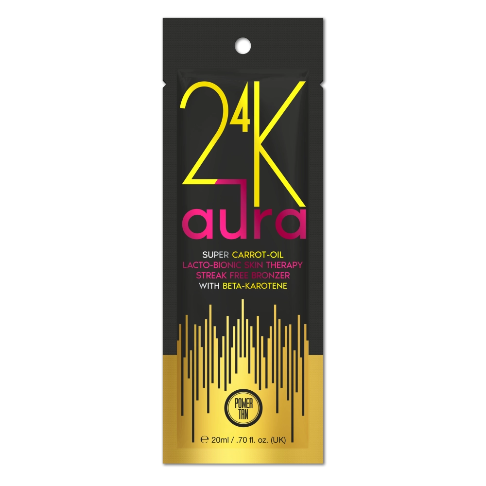 Power Tan 24K Aura Super Carrot Oil Accelerator 20ml